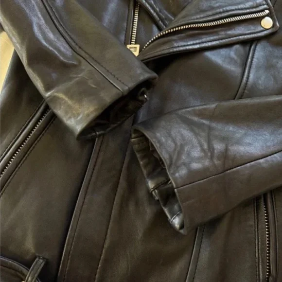Maje Leather Jacket - Picture 9 of 9